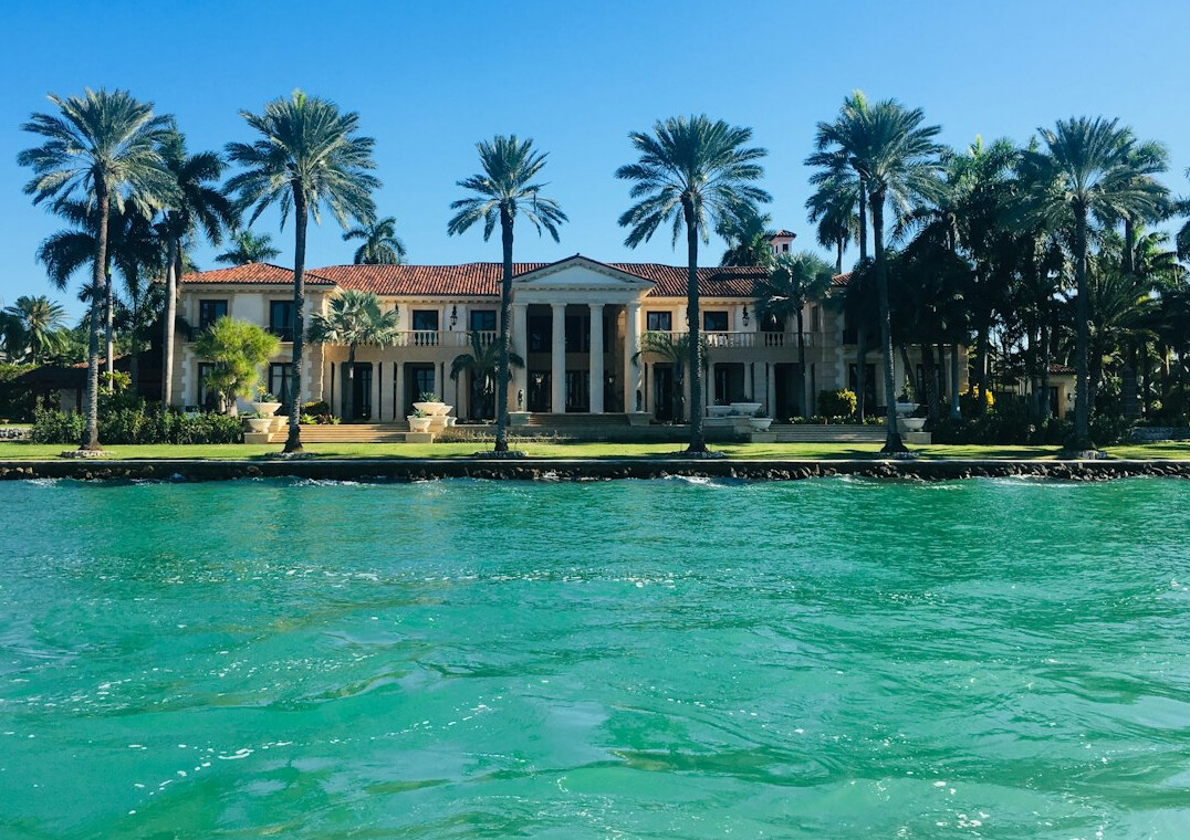 hidden celebrity mansion exterior